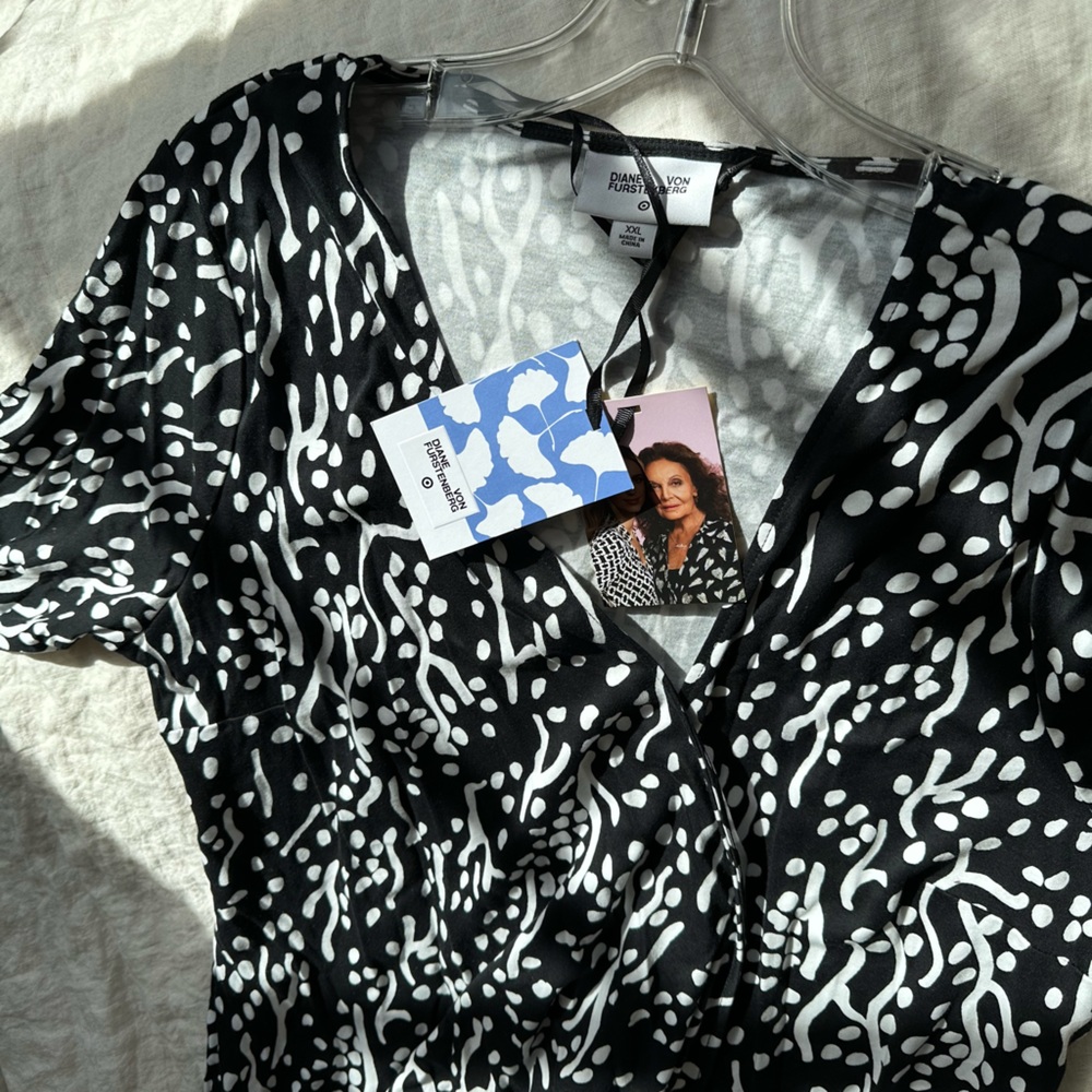 Diane von Furstenberg Black and White Dress